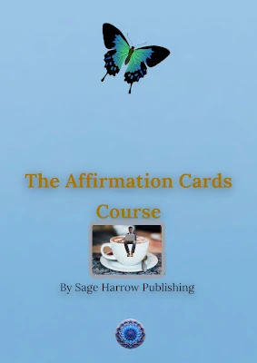 The Cover for The Affirmation Cards Course Sage Harrow