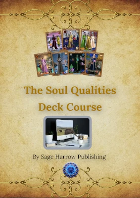 The Cover for The Soul Qualities Deck Course Sage Harrow Publishing